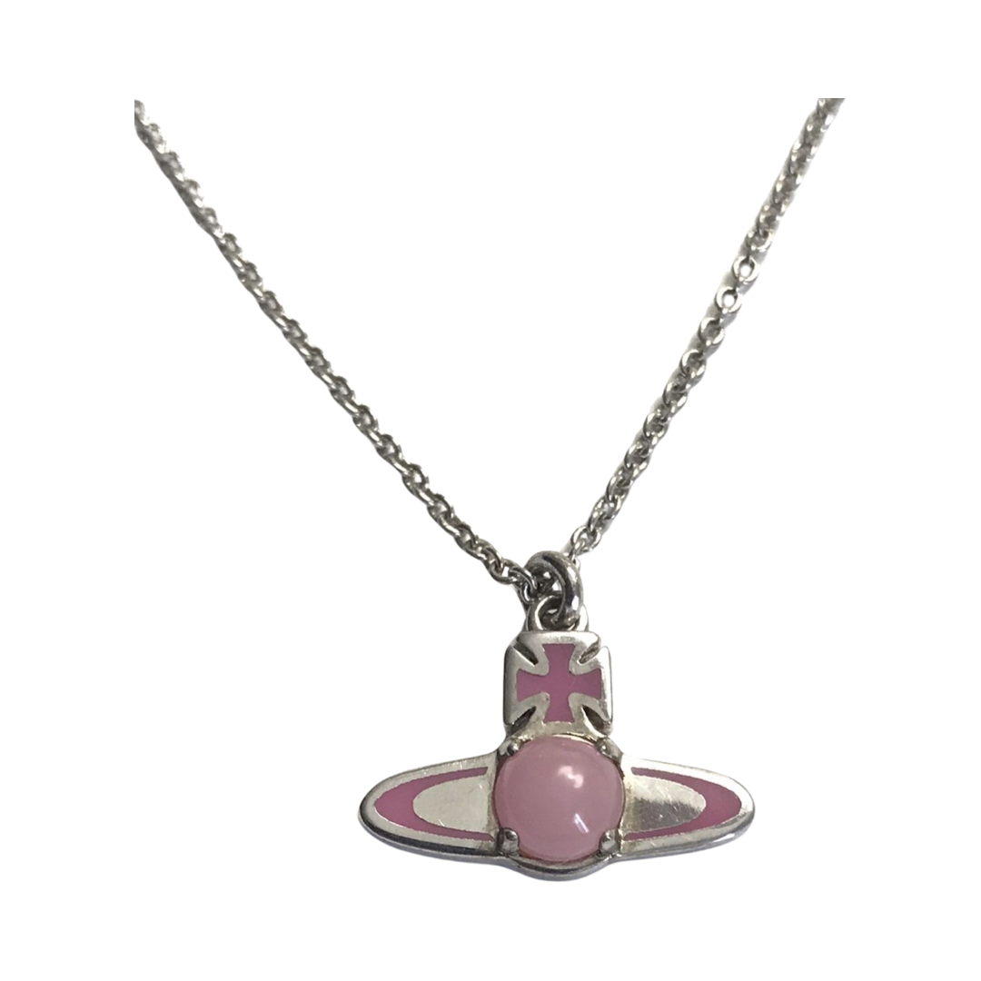 Vivienne Westwood Pink Orb Necklace