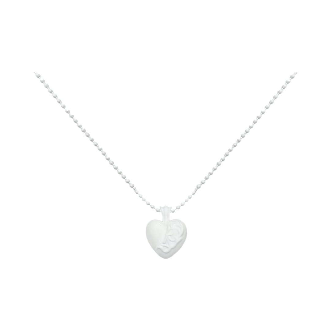 Chrome Hearts White Silicone Necklace
