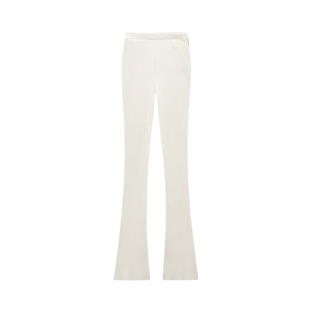 Courreges Zip Side Pants White