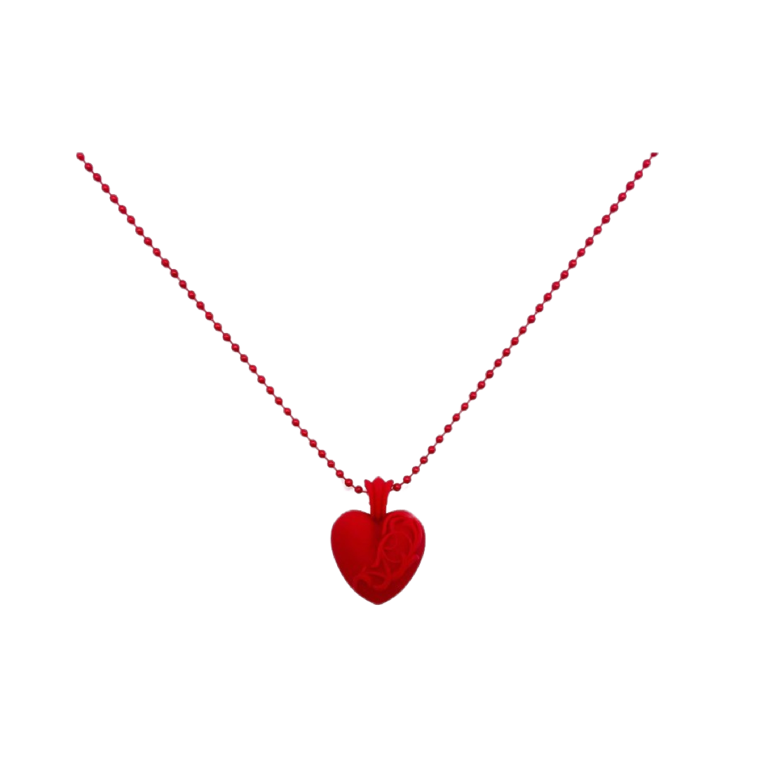 Chrome Hearts Red Silicone Necklace