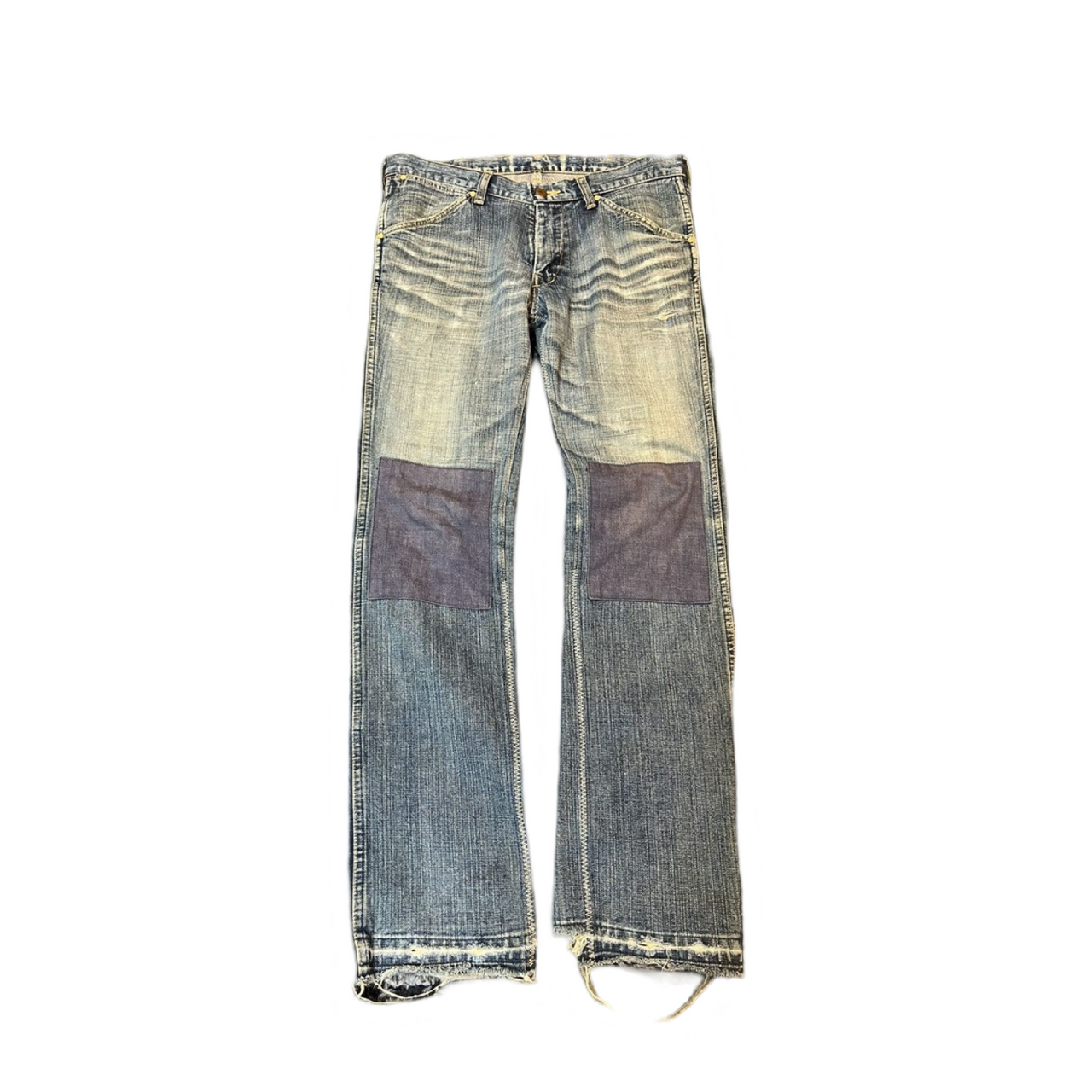 Number (N)ine SS03 Kurt Cobain Patchwork Distressed Jeans