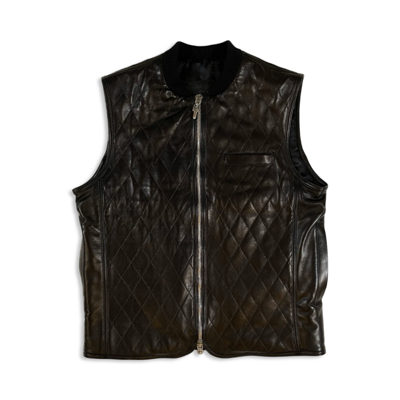 Chrome Hearts Leather Papa Vest