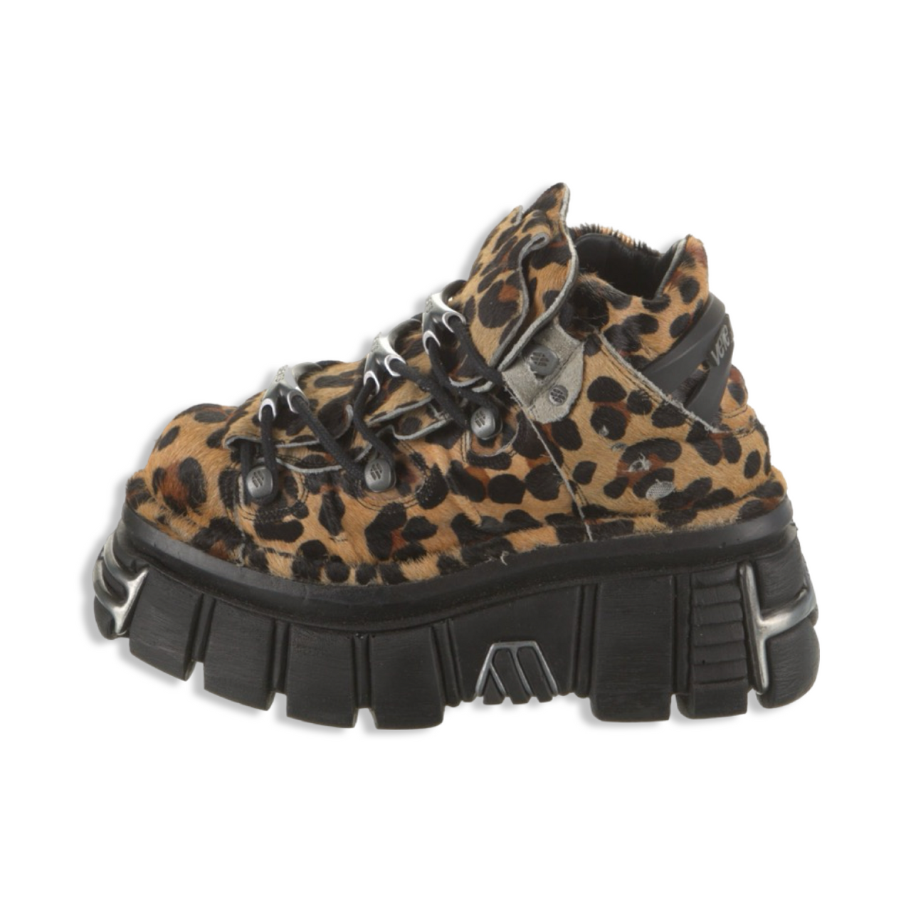 Vetements X New Rock Cheetah Boots