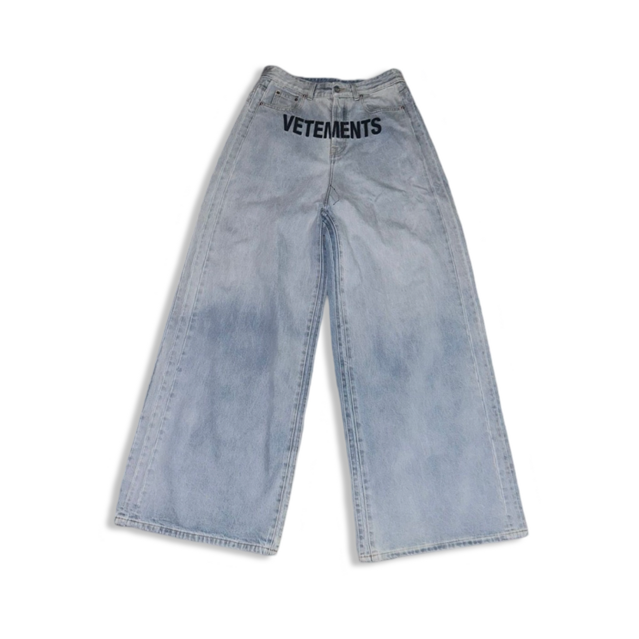 Vetements Embroidery Baggy Jeans
