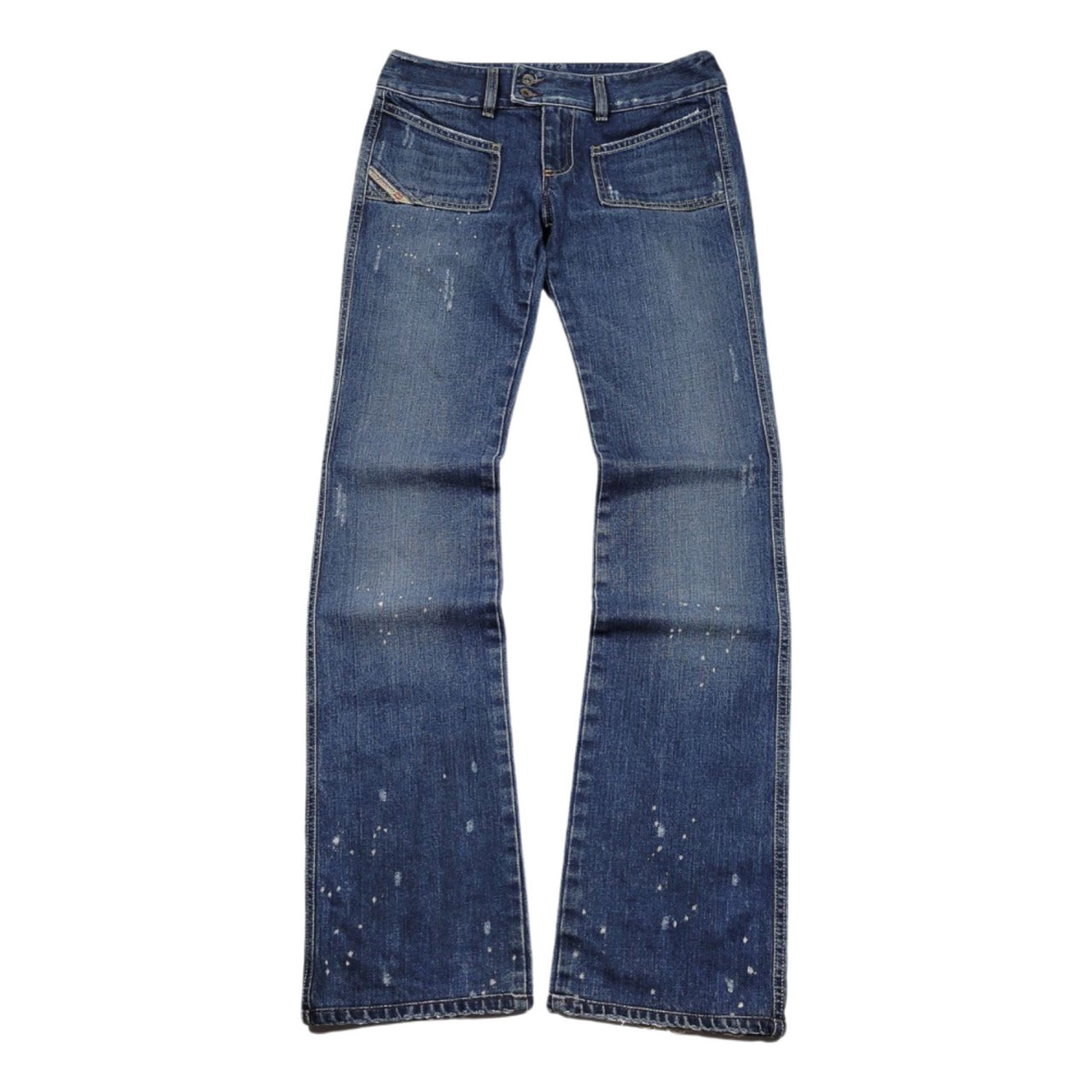 Diesel Distressed Flared Jeans