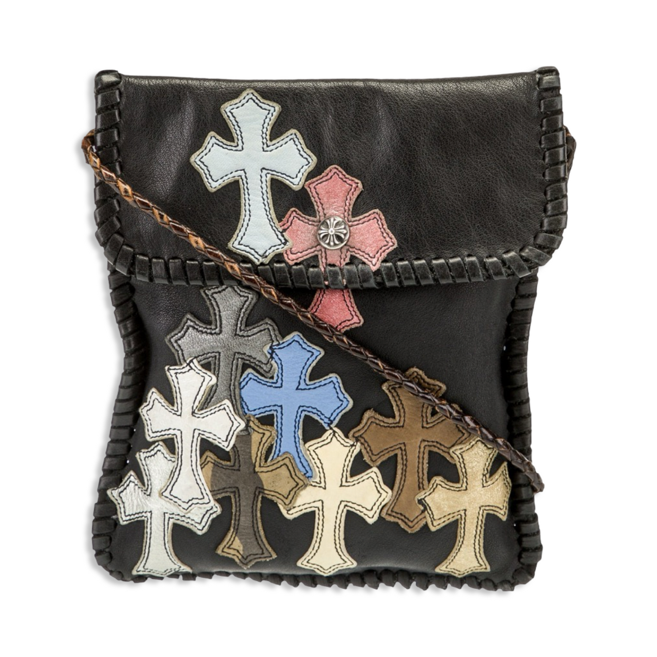 Chrome Hearts Leather Patch Crossbody Bag
